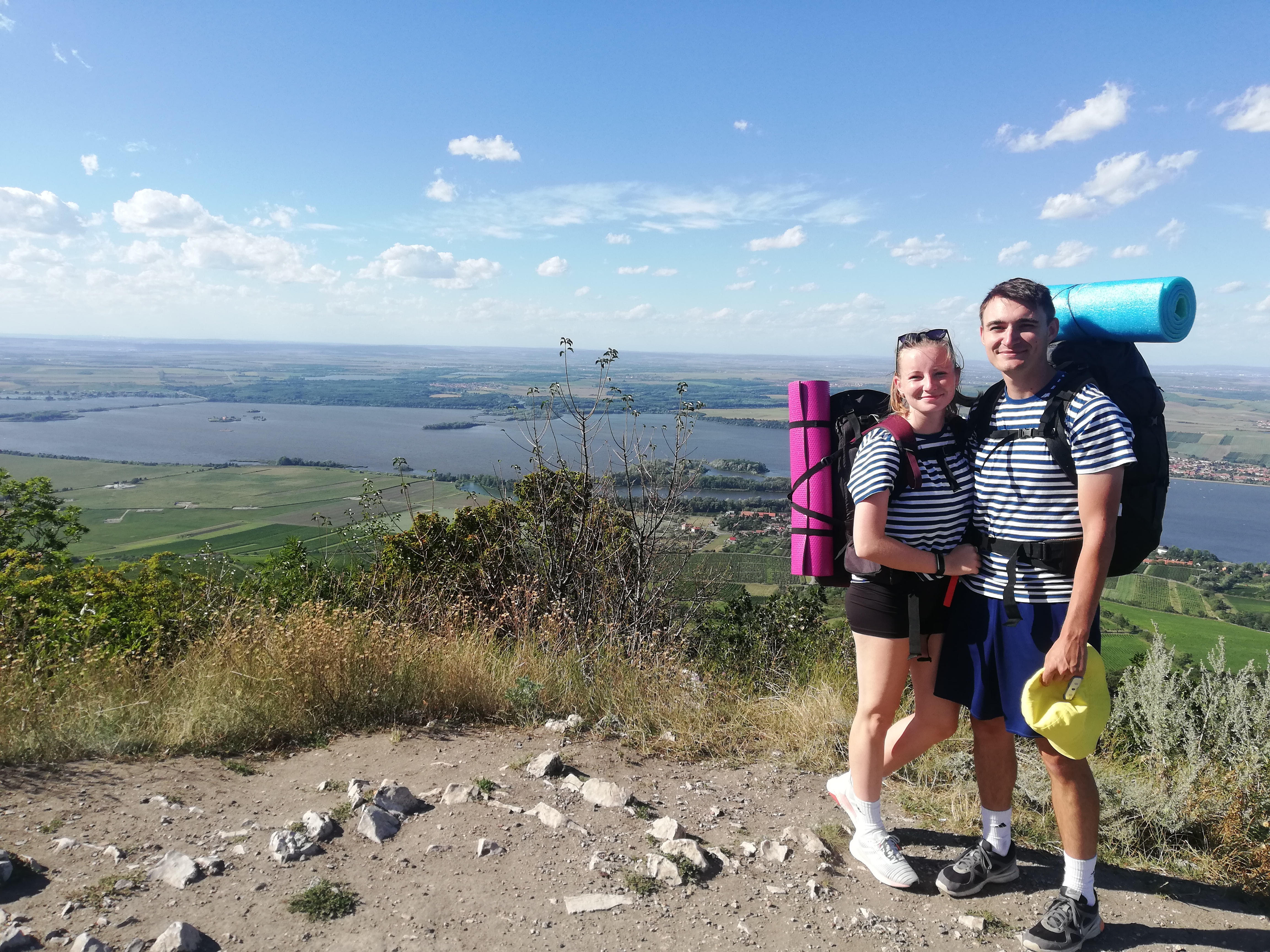 Lucie a Tomáš pešky po jižní Moravě