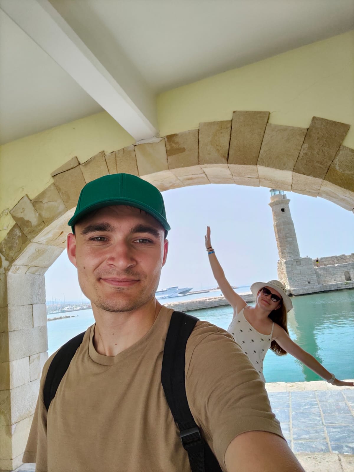 Lucie a Tomáš v Řecku na dovolené